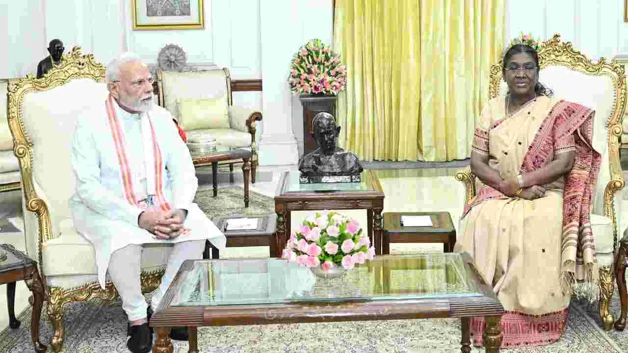 President: రాష్ట్రపతిని వేర్వేరుగా కలిసిన మోదీ, అమిత్‌షా