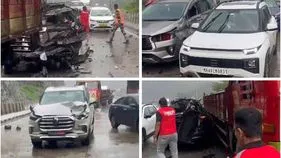 Mumbai-pune Expressway: ముంబై-పుణె ఎక్స్‌ప్రెస్‌వేపై ట్రక్కు బీభత్సం.. 20 వాహనాలు ధ్వంసం, ఒకరి మృతి