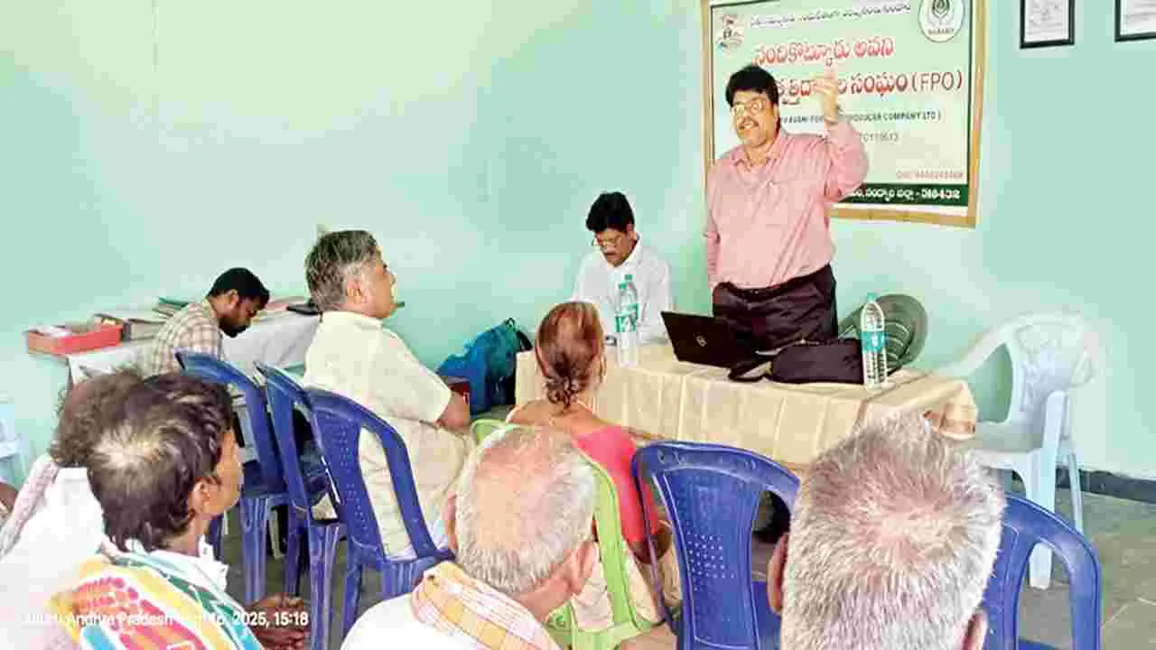  రైతు ఉత్పత్తిదారుల సంఘాలకు సహకారం 