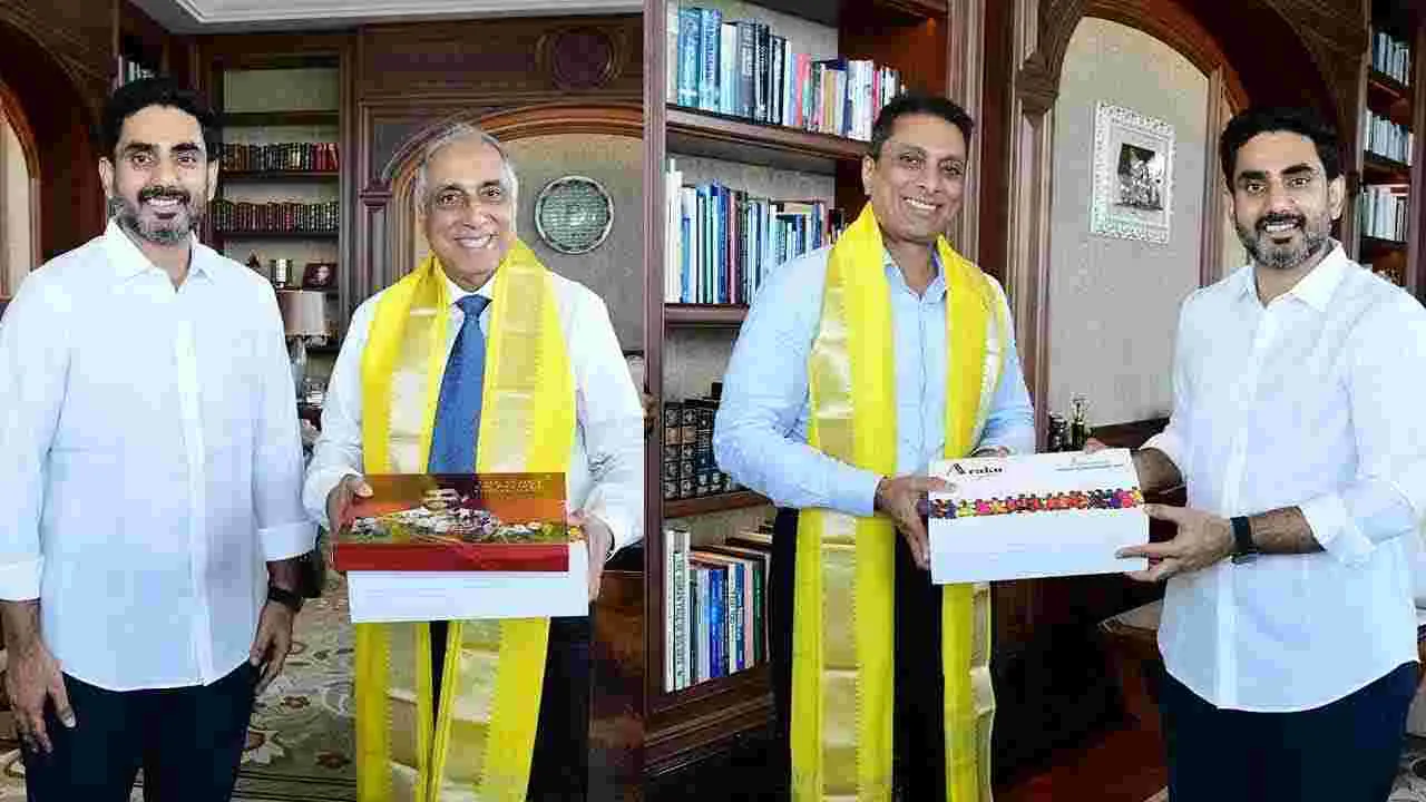 Minister Nara Lokesh: బెంగళూరులో  మంత్రి నారా లోకేష్ పర్యటన.. ఏపీలో పెట్టుబడులపై చర్చ