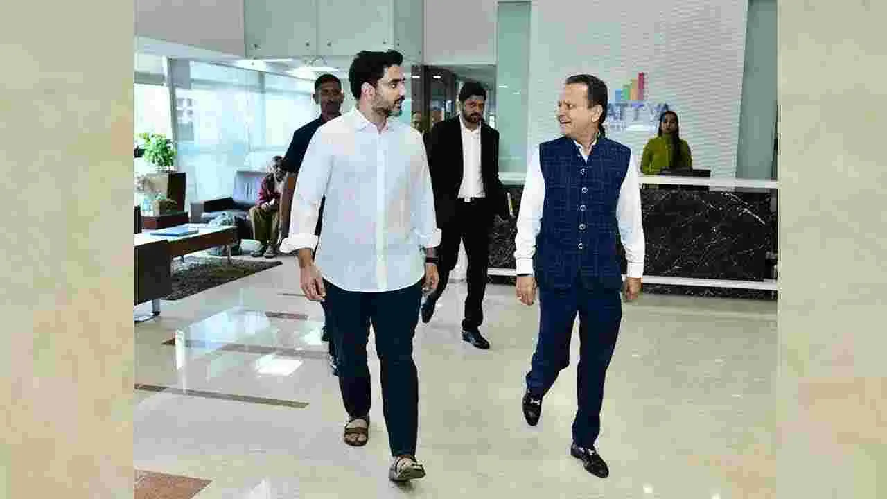 Minister Nara Lokesh: బెంగళూరులో  మంత్రి నారా లోకేష్ పర్యటన.. ఏపీలో పెట్టుబడులపై చర్చ