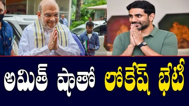 Lokesh: కేంద్ర హోంమంత్రి అమిత్ షాతో లోకేష్ భేటీ.. ఏంటి మ్యాటర్