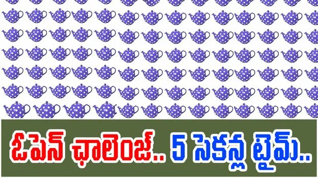 Optical Illusion Test: మీది డేగ చూపు అయితే.. ఈ ఫొటోలో భిన్నమైన టీ పాట్‌ను 5 సెకెన్లలో కనిపెట్టండి..