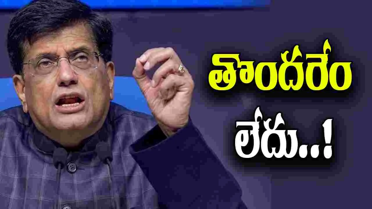 Piyush Goyal: అమెరికాతో వాణిజ్య ఒప్పందం.. దేశ ప్రయోజనాలే ముఖ్యమన్న కేంద్ర మంత్రి