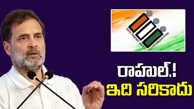 EC Vs Rahul Gandhi: అది తప్పవుతుంది, రాహుల్ డిమాండ్‌ అపాయకరం 