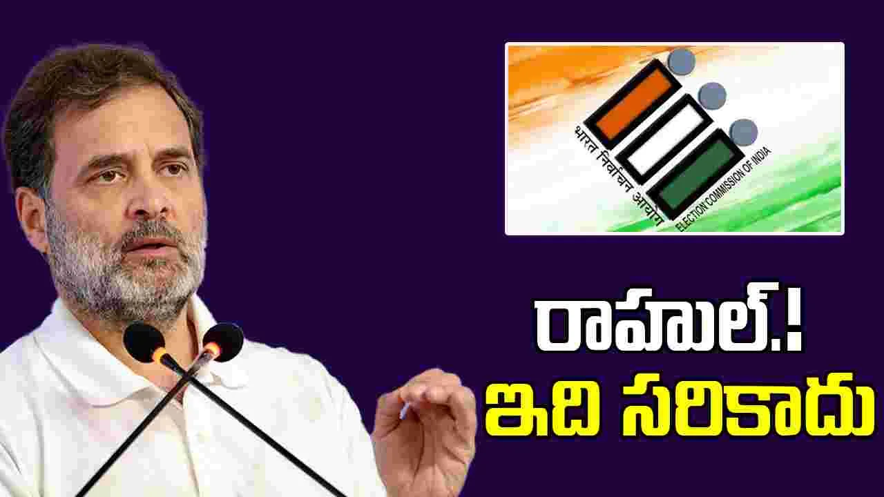 EC Vs Rahul Gandhi: అది తప్పవుతుంది, రాహుల్ డిమాండ్‌ అపాయకరం 