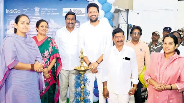 Air Service launch: విజయవాడ కర్నూలు విమాన సర్వీసు ప్రారంభం