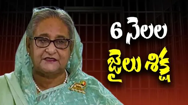 Sheikh Hasina: షేక్ హసీనాకు 6 నెలల జైలు శిక్ష