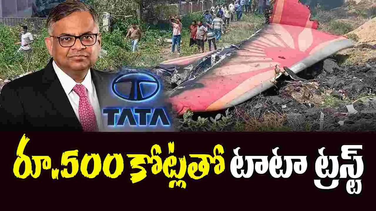 Tata Group Trust: ఏఐ విమాన ప్రమాదం మృతుల కోసం రూ.500 కోట్లతో టాటా ట్రస్ట్