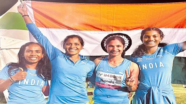 Asia Athletics 2025: నిత్య బృందానికి రజతం