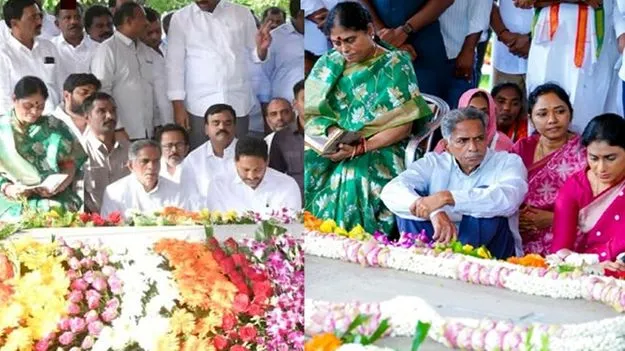 YSR Birth Anniversary: వైఎస్సార్కు జగన్, షర్మిల వేర్వేరుగా నివాళి