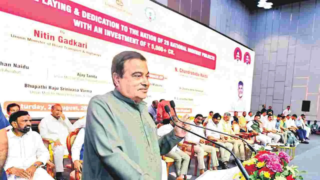 Union Minister Nitin Gadkari: రెండేళ్లలో ఏపీకి లక్ష కోట్ల రోడ్లు
