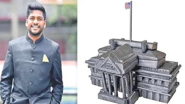 Gattam Venkatesh: పెన్సిల్‌ ముల్లుపై వైట్‌హౌస్‌.. ట్రంప్‌ ప్రశంసలు