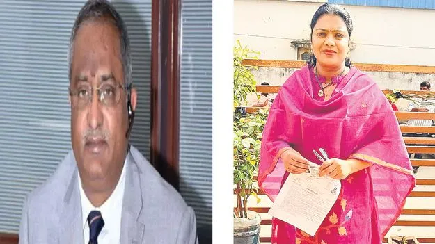 AP LAWCET: లాసెట్‌ రాసిన ఏబీవీ, ఎమ్మెల్యే సౌమ్య