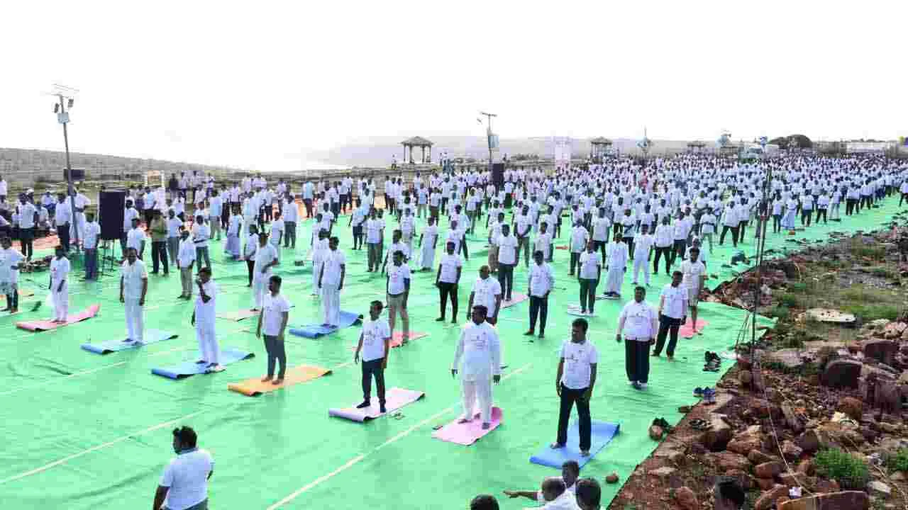Gandikota: కడప జిల్లా.. గండికోటలో యోగాంధ్ర కార్యక్రమం