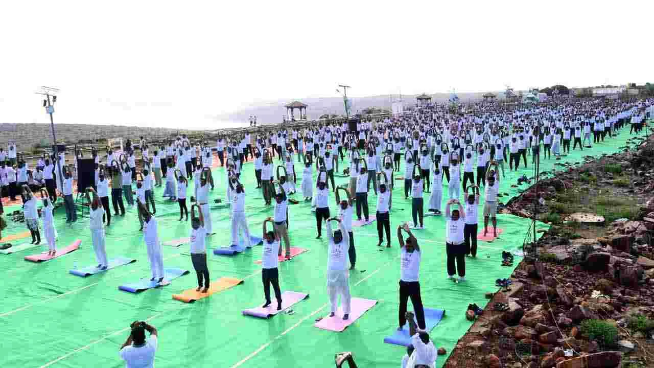 Gandikota: కడప జిల్లా.. గండికోటలో యోగాంధ్ర కార్యక్రమం