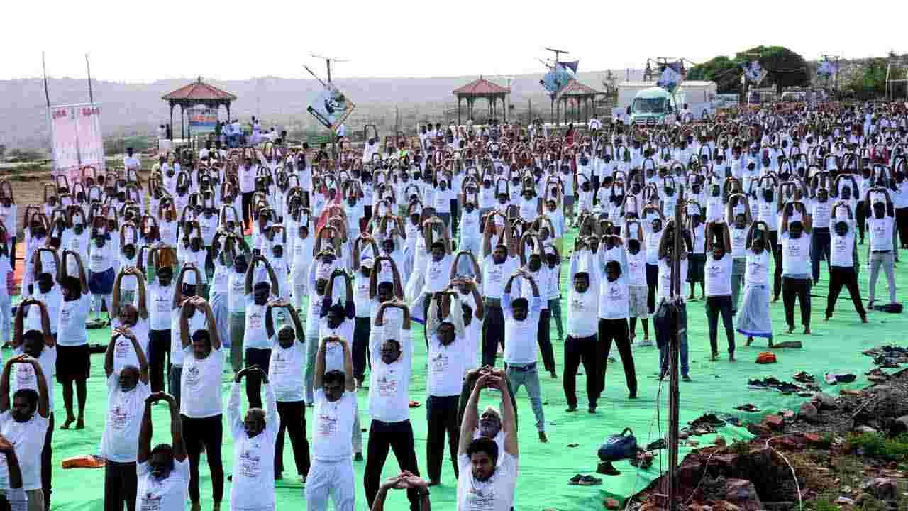 Gandikota: కడప జిల్లా.. గండికోటలో యోగాంధ్ర కార్యక్రమం