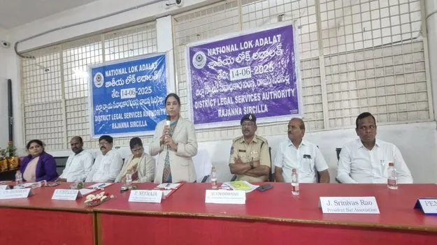 లోక్‌ అదాలత్‌లో 12,856 కేసుల పరిష్కారం