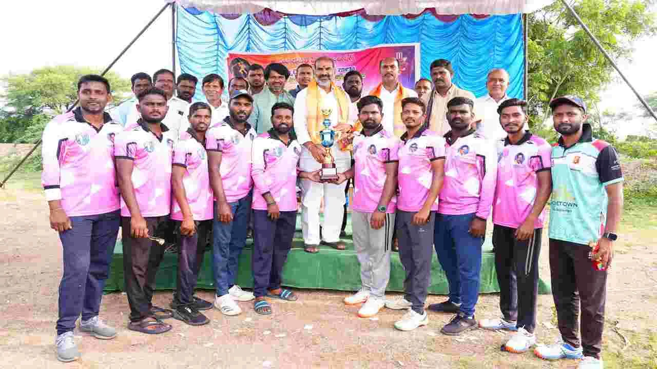 మండలానికి ఒక క్రీడా మైదానం ఏర్పాటుకు కృషి