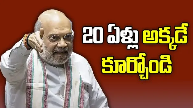Amit Shah: 20 ఏళ్లు మీరు అక్కడే కూర్చోండి.. విపక్షాలపై షా ఫైర్