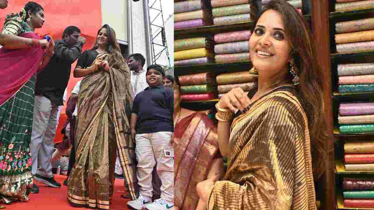 Anasuya: నెల్లూరులో సినీనటి అనసూయ. బాల నటుడు బుల్లి రాజు ఫోటోలు
