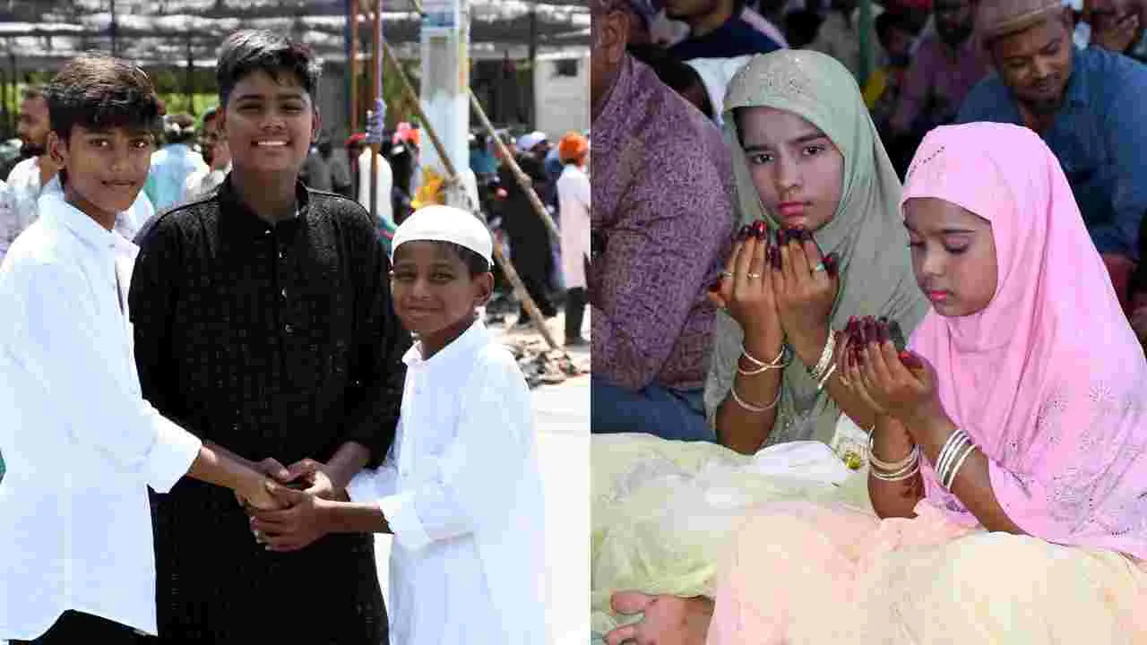 Bakrid Celebrations: తెలుగు రాష్ట్రాల్లో ఘనంగా బక్రీద్ వేడుకలు