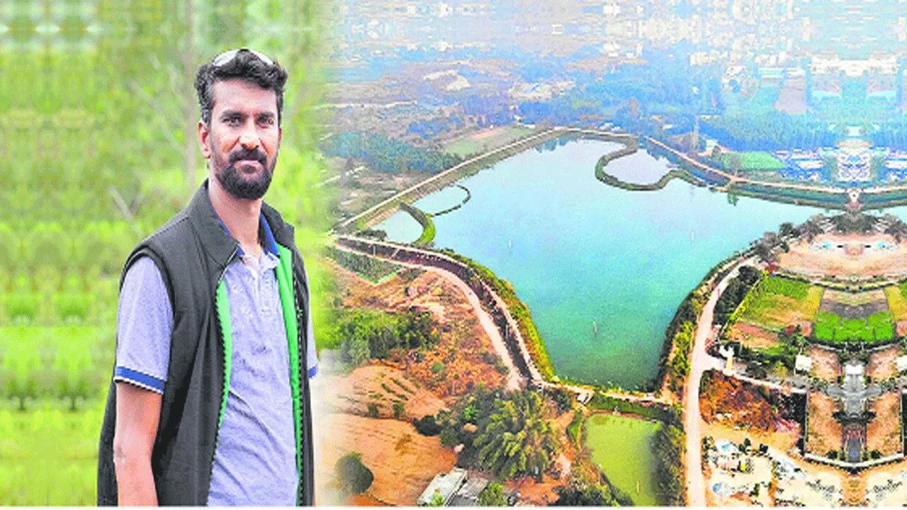 అతని ఆశయం.. చెరువంత..