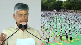 Yoga Day CM Chandrababu: యోగా గ్రాండ్ సక్సెస్‌పై సీఎం చంద్రబాబు సమీక్ష