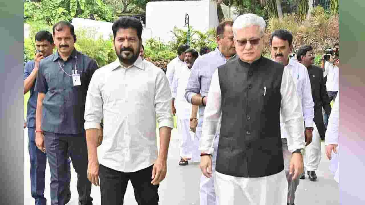 Telangana Cabinet Expansion: రాజ్భవన్లో నూతన మంత్రుల ప్రమాణ స్వీకారం