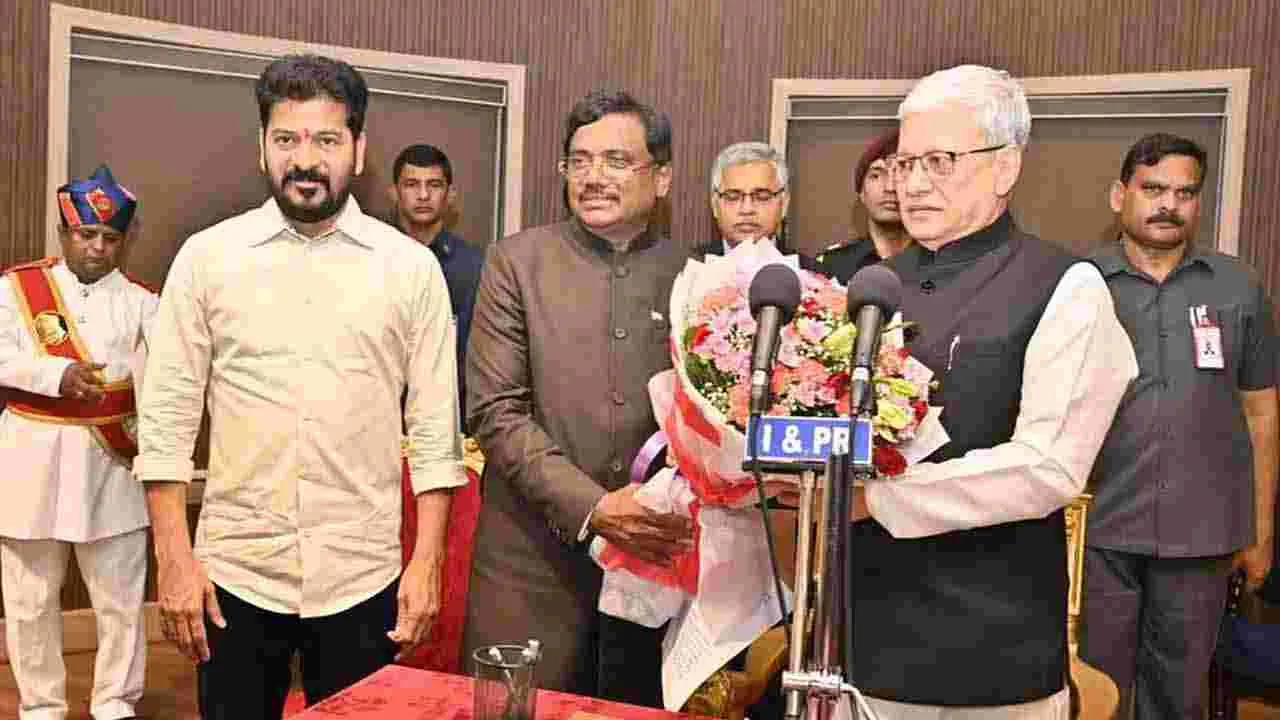 Telangana Cabinet Expansion: రాజ్భవన్లో నూతన మంత్రుల ప్రమాణ స్వీకారం