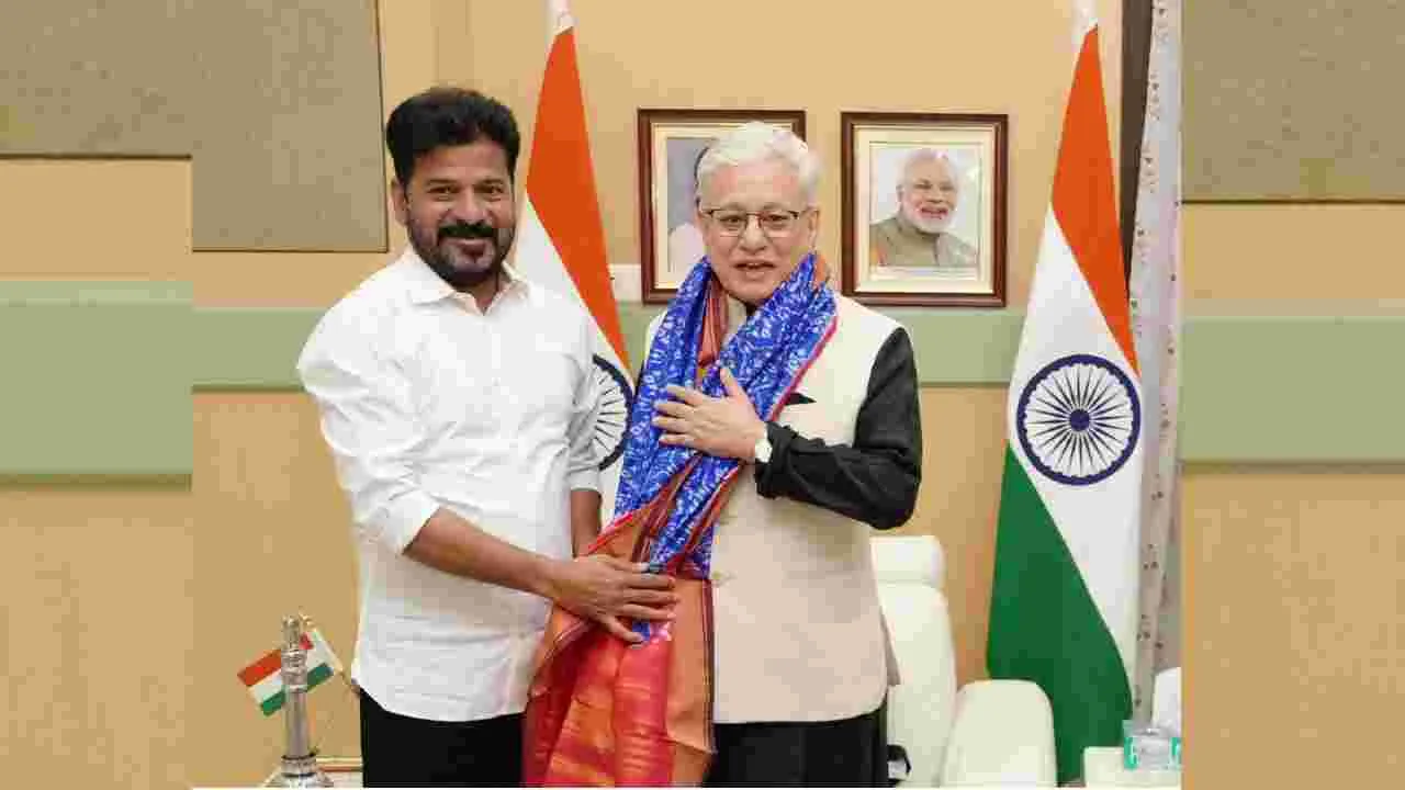రాజ్భవన్లో గవర్నర్ జిష్ణుదేవ్ వర్మ తేనీటి విందు.. పాల్గొన్న మిస్ వరల్డ్ 2025 విజేత ఓపల్ సుచాత