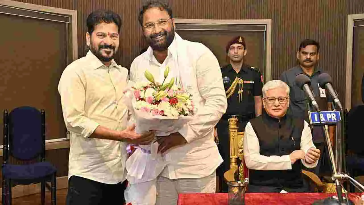 Telangana Cabinet Expansion: రాజ్భవన్లో నూతన మంత్రుల ప్రమాణ స్వీకారం
