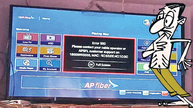 Fiber net : ఏపీ ఫైబర్‌.. నో సిగ్నల్‌ 