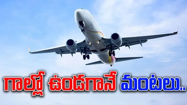 US flight catches fire: గాల్లో ఉండగానే మంటలు.. ప్రమాదంలో అమెరికా విమానం.. వీడియో వైరల్