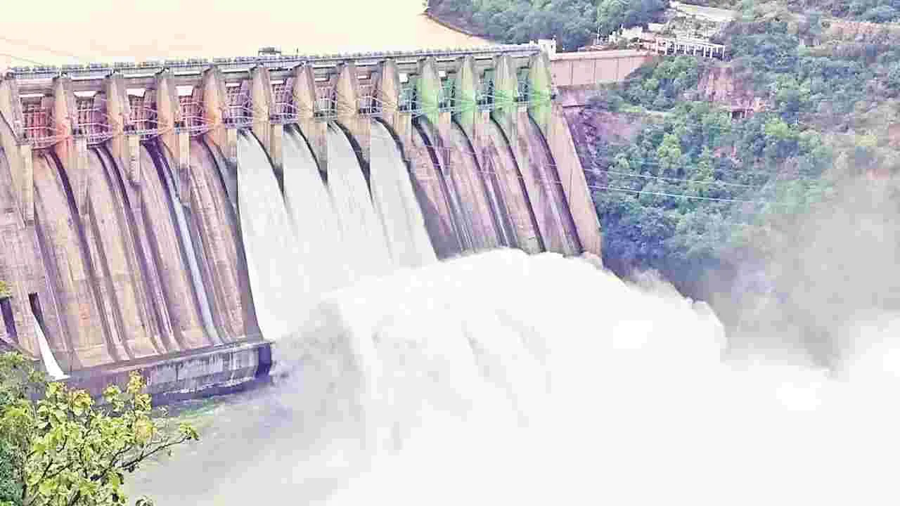 Srisailam Flood: కృష్ణమ్మ పరవళ్లు 