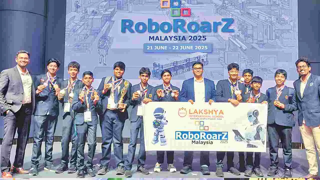 Aditya Group: రోబోటిక్స్‌లో సత్తా చాటిన ఆదిత్య లక్ష్య విద్యార్థులు
