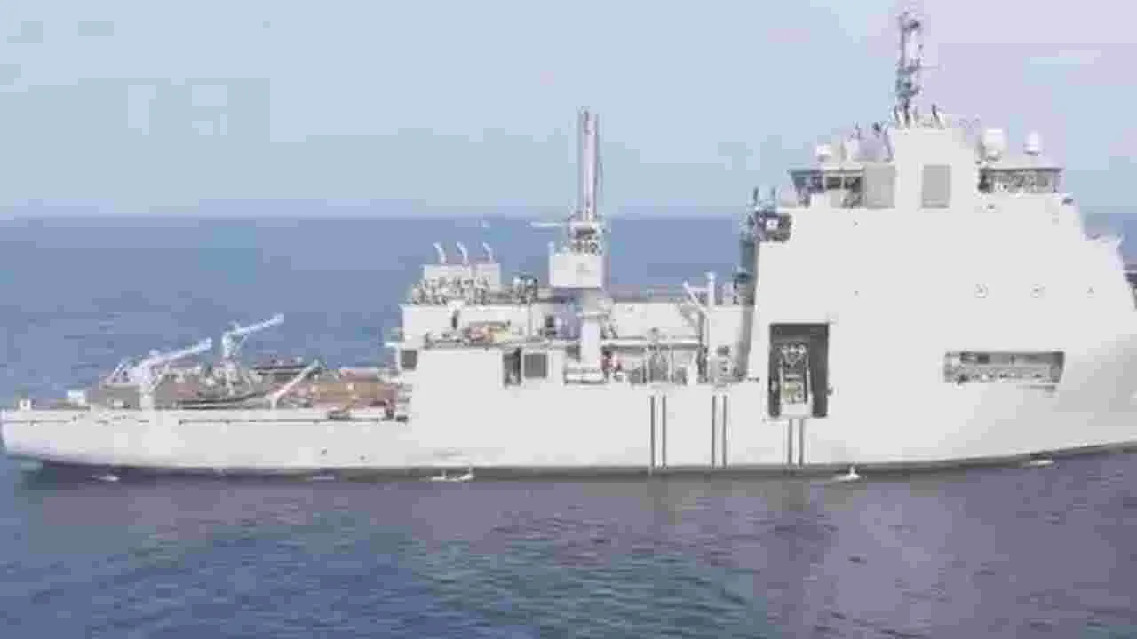 INS Nistar Launch: నౌకాదళంలోకి స్వదేశీ ‘ఐఎన్‌ఎస్ నిస్తార్’
