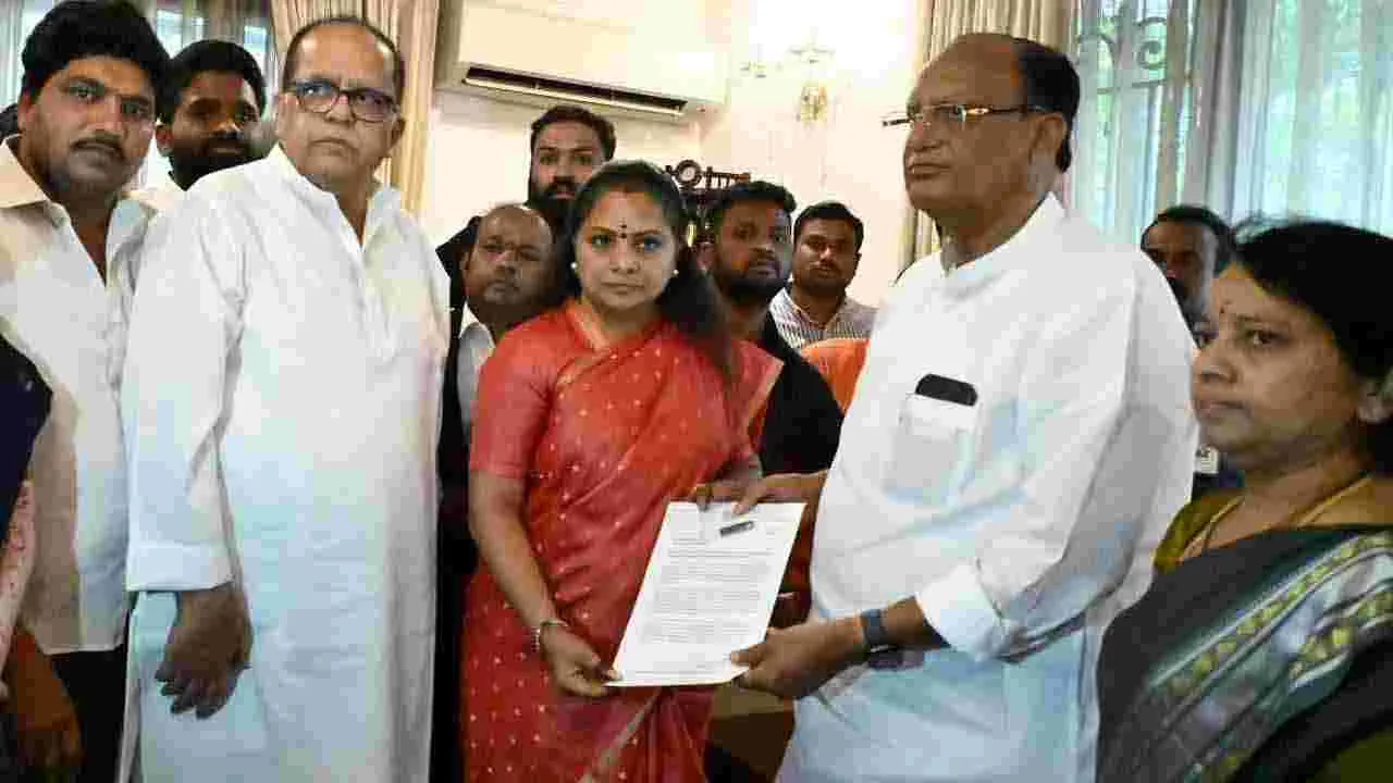 Kalvakuntla Kavitha Vs Teenmar Mallanna:తీన్మార్ మల్లన్నపై కల్వకుంట్ల కవిత ఫిర్యాదు