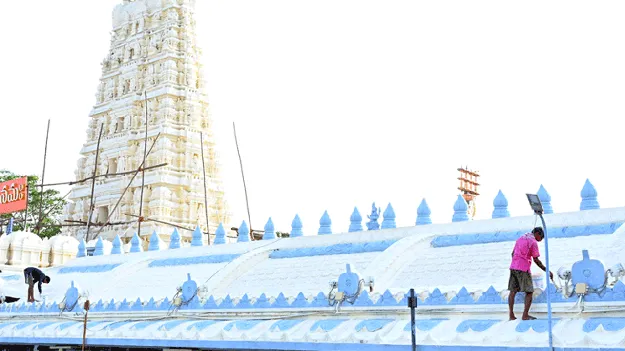 కాణిపాకంలో బ్రహ్మోత్సవ పనులకు శ్రీకారం