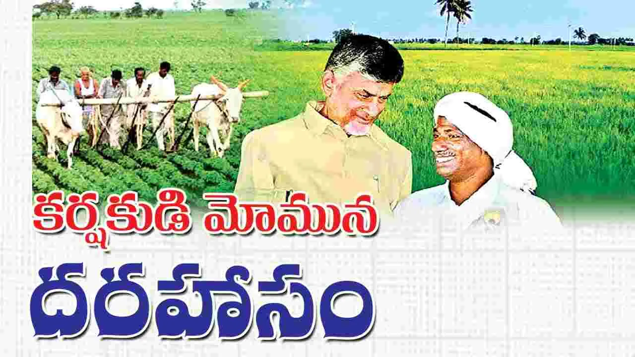 కర్షకుడి మోమున దరహాసం 