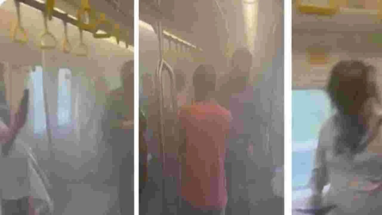 Smoke in Mumbai Metro: ముంబై మెట్రో కోచ్‌లో పొగలు.. ప్రయాణికులు ఉక్కిరిబిక్కిరి