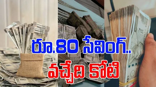 Financial Planning: రోజుకు 80 రూపాయలు సేవింగ్.. ఇలా చేస్తే కోటీశ్వరులవ్వడం ఖాయం..