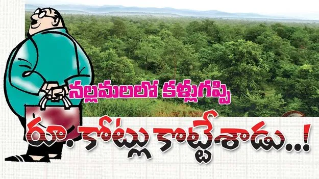 నల్లమలలో కళ్లుగప్పి కోట్లు కొట్టేశాడు..!
