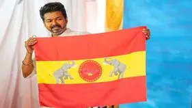 TVK Vijay Party: టీవీకే పార్టీ జెండాలోని రంగుపై హైకోర్టులో కొత్త కేసు