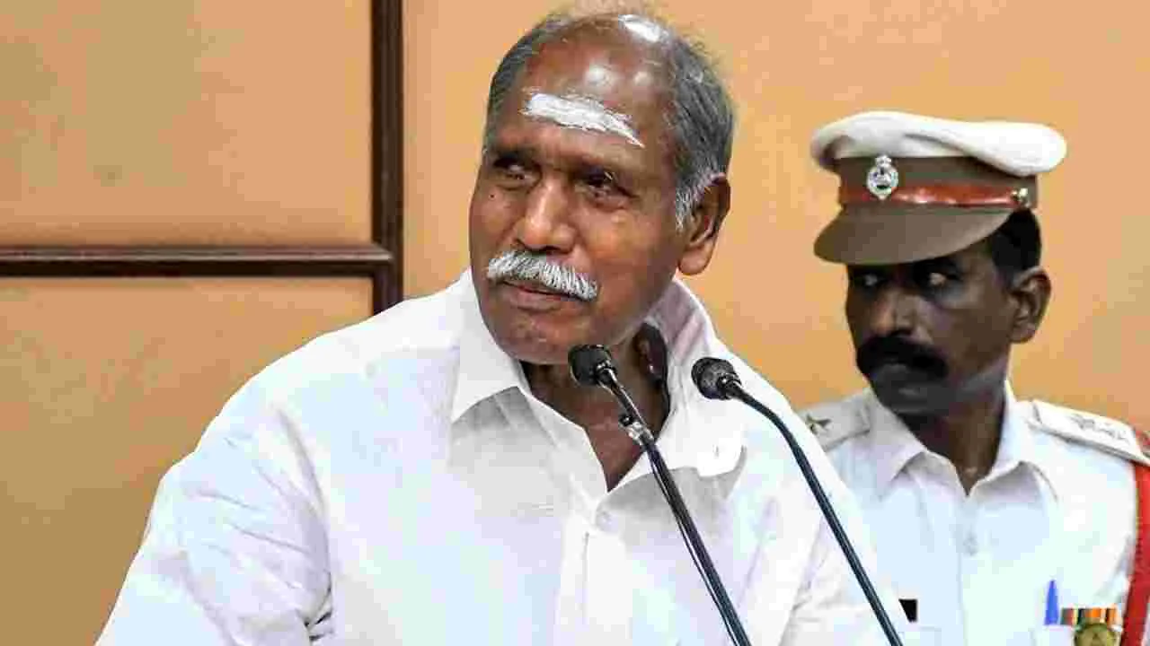 CM Rangaswamy: పుదుచ్చేరి సీఎం విధుల బహిష్కరణ