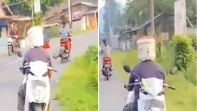 Viral Video: ఈ క్రియేటివిటీ చూస్తే కళ్లు తిరగడం ఖాయం.. స్కూటీ ఎంత వేగంగా వెనక్కు వెళ్తోందో చూడండి.. 