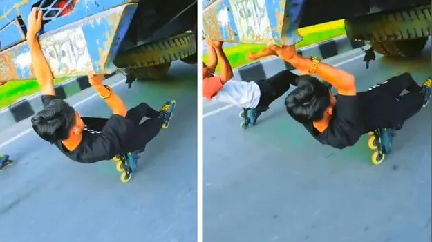 Viral Video: చావును ఆహ్వానించడం అంటే ఇదే.. రీల్స్ కోసం ఇలాంటి ప్రాణాంతక సాహసం చేస్తారా