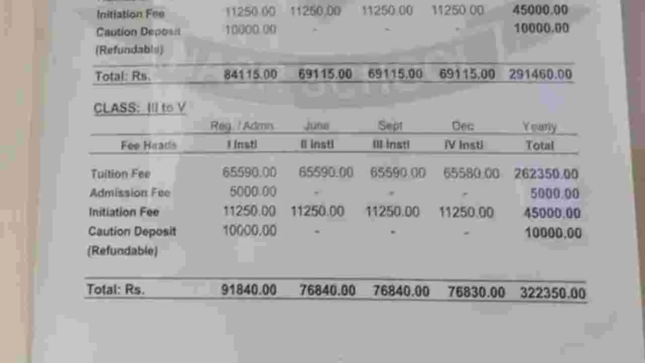 Nursery school fees: ఏబీసీడీలు నేర్చుకోవడానికి ఇంత ఫీజ్ కట్టాలా? ఆస్తులు అమ్ముకోవాల్సిందే..