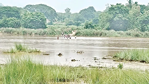   Vamsadhara  వంశధారలో పెరిగిన వరద