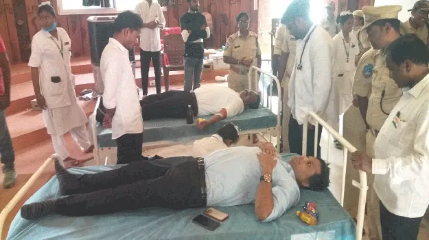 kumaram bheem asifabad- విధులతో పాటు సేవా కార్యక్రమాలు 